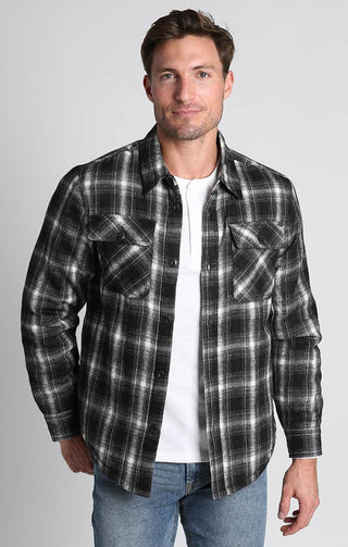 Sherpa Lined Flannel Shirt Jacket - JACHS NY