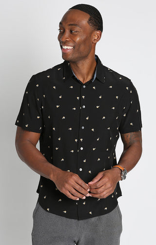 Print Gravityless Short Sleeve Shirt - JACHS NY