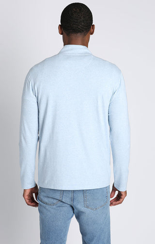 Quarter Zip Cotton Modal Pullover - JACHS NY