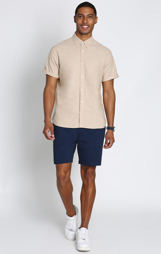 Short Sleeve Chambray Shirt - JACHS NY