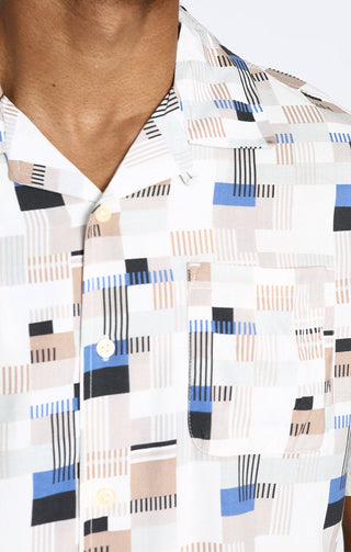 Short Sleeve Rayon Camp Shirt - JACHS NY