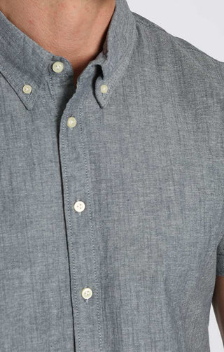 Short Sleeve Chambray Shirt - JACHS NY