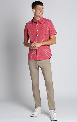 Dobby Short Sleeve Shirt - JACHS NY