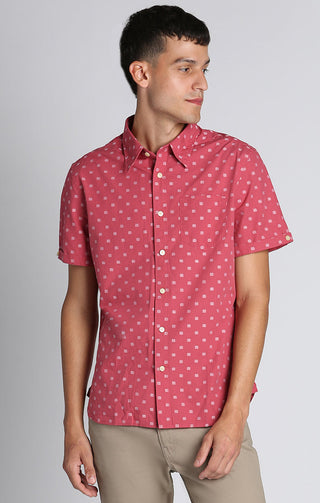 Dobby Short Sleeve Shirt - JACHS NY