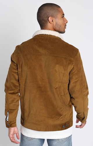 Sherpa Lined Corduroy Trucker Jacket - JACHS NY