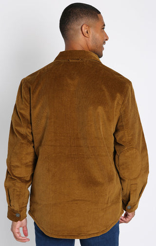 Sherpa Lined Corduroy Shirt Jacket - JACHS NY