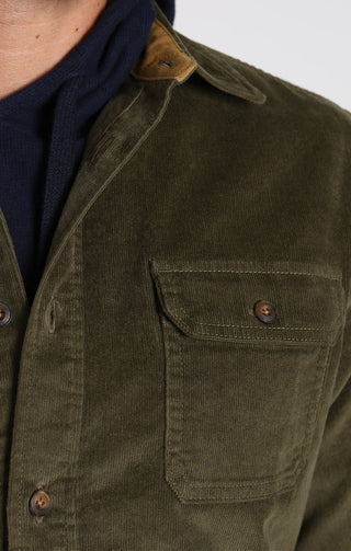 Stretch Corduroy Overshirt - JACHS NY