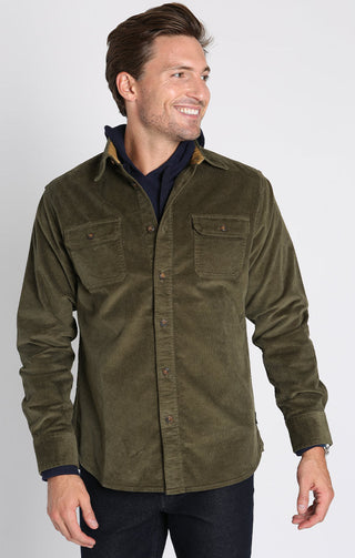 Stretch Corduroy Overshirt - JACHS NY