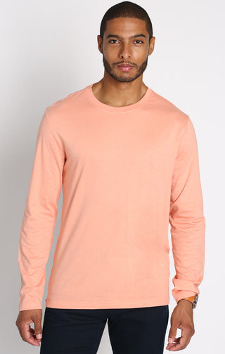 Pima Cotton Long Sleeve Crewneck - JACHS NY