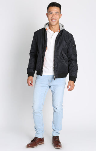 Hooded Bomber Jacket - JACHS NY