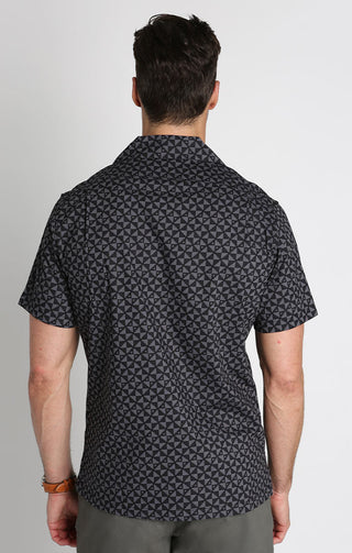 Short Sleeve Rayon Camp Shirt - JACHS NY