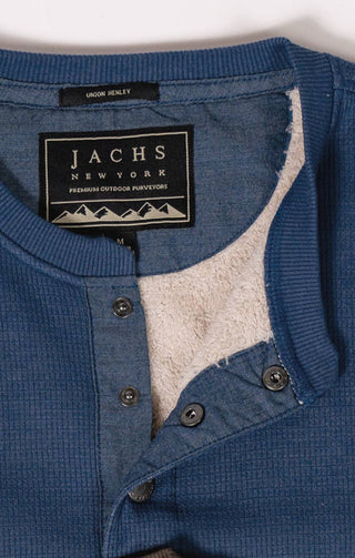 Sherpa Lined Waffle Henley - JACHS NY