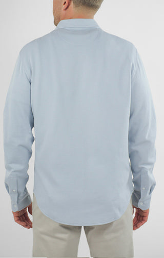 Manor Long Sleeve Cotton Double Face Shirt - JACHS NY