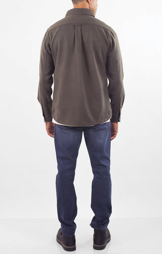 Brushed Knit Overshirt - JACHS NY