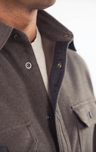 Brushed Knit Overshirt - JACHS NY