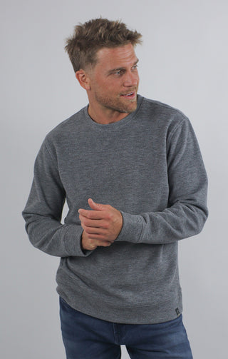 Wool Blend Soft Long Sleeve Crewneck - JACHS NY