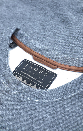 Wool Blend Soft Long Sleeve Crewneck - JACHS NY