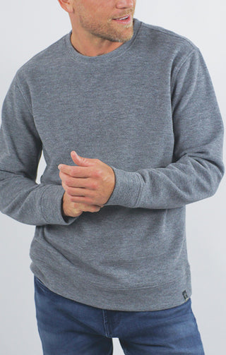 Wool Blend Soft Long Sleeve Crewneck - JACHS NY