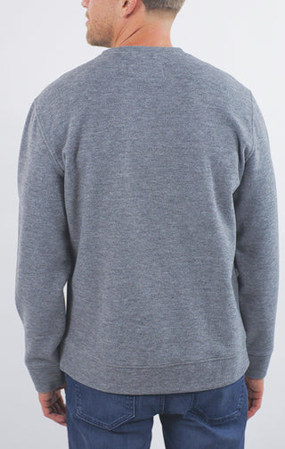 Wool Blend Soft Long Sleeve Crewneck - JACHS NY