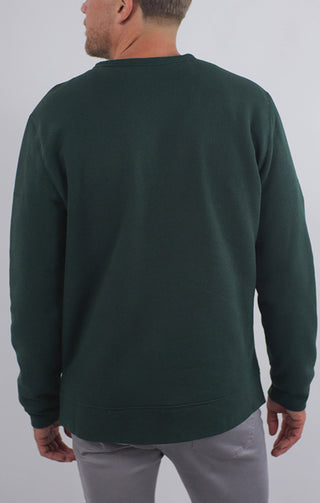 Kent Recycled Jacquard Sherpa Lined Crewneck - JACHS NY