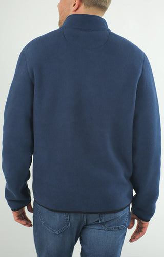 Quarter Zip Sherpa Lined Polar Fleece Pullover - JACHS NY