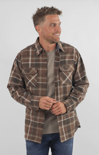 Black Plaid Brawny Flannel & Thermal 2-Pack (Copy) - JACHS NY