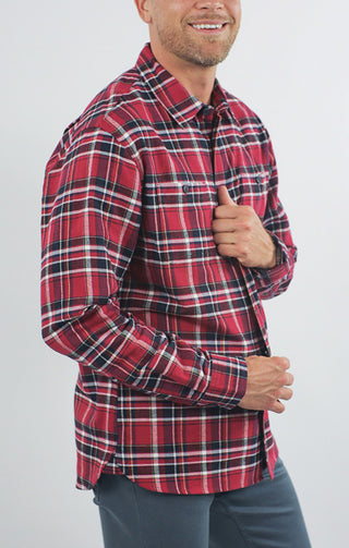 Rye Lightweight Flannel Utility Workshirt - JACHS NY