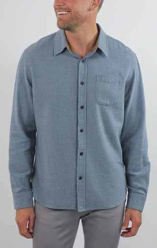 Manor Brushed Twill Flannel Shirt - JACHS NY