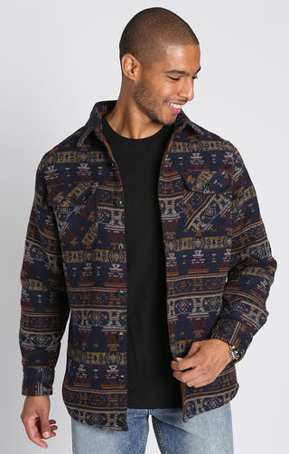 Wool Blend Overshirt - JACHS NY