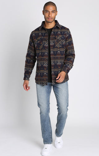 Wool Blend Overshirt - JACHS NY