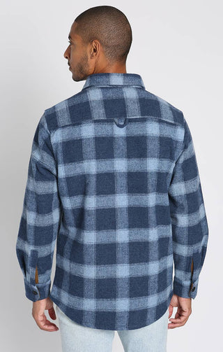 Wool Blend Overshirt - JACHS NY