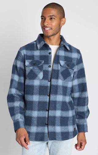 Wool Blend Overshirt - JACHS NY