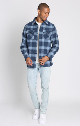 Wool Blend Overshirt - JACHS NY