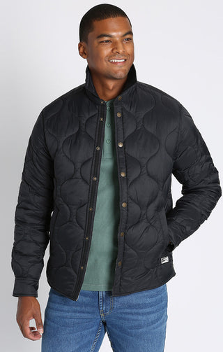 Quilted Flannel Lined Puffer Jacket - JACHS NY