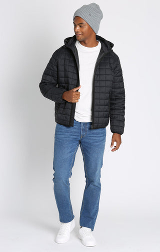 Light Quilted Hooded Puffer Jacket - JACHS NY