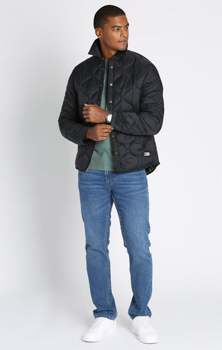 Quilted Flannel Lined Puffer Jacket - JACHS NY