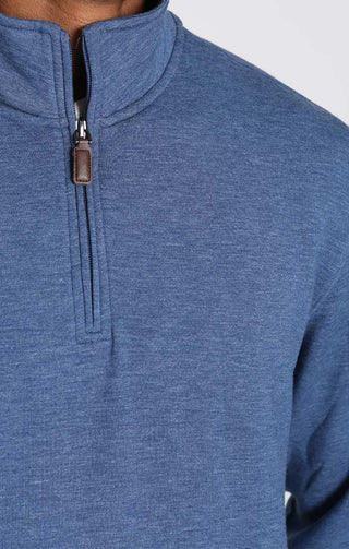 Quarter Zip Soft Touch Fleece Pullover - JACHS NY