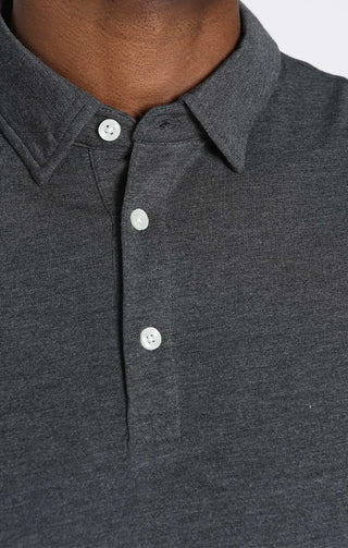 Stretch Pima Cotton Blend Polo - JACHS NY