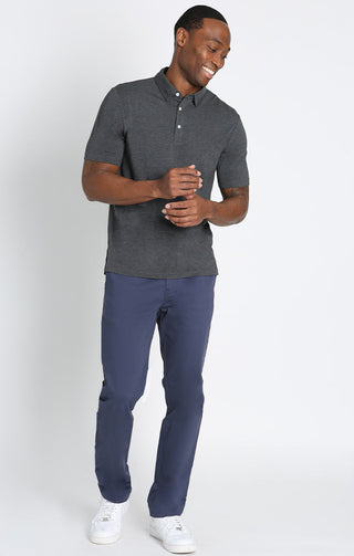 Stretch Pima Cotton Blend Polo - JACHS NY