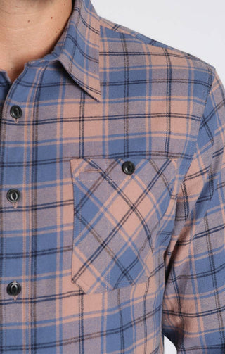 Stretch Midweight Flannel Workshirt - JACHS NY