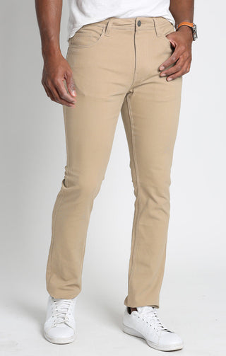 Stretch Slim Fit 5 Pocket Twill Pant - JACHS NY