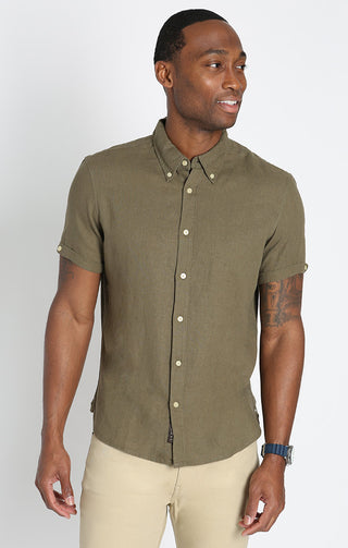 Burgundy Plaid Madras Short Sleeve Shirt – JACHS NY