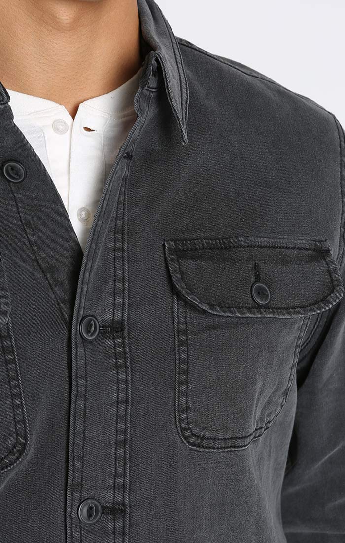 Denim Flannel Lined Vintage Trucker Jacket – JACHS NY