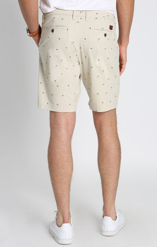 Printed Stretch Twill Chino Short - JACHS NY