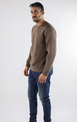 Sueded Fleece Crewneck - JACHS NY