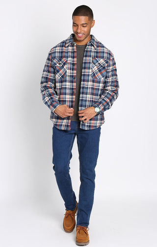 Sherpa Lined Brushed Flannel - JACHS NY