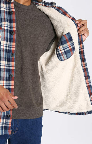 Sherpa Lined Brushed Flannel - JACHS NY