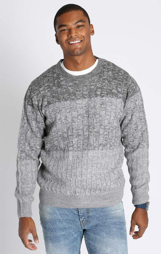 Cable Knit Crewneck Sweater - JACHS NY