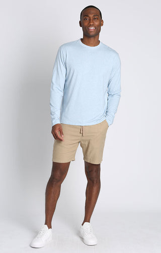 Long Sleeve Cotton Modal Crewneck - JACHS NY