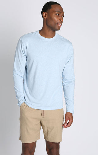 Long Sleeve Cotton Modal Crewneck - JACHS NY